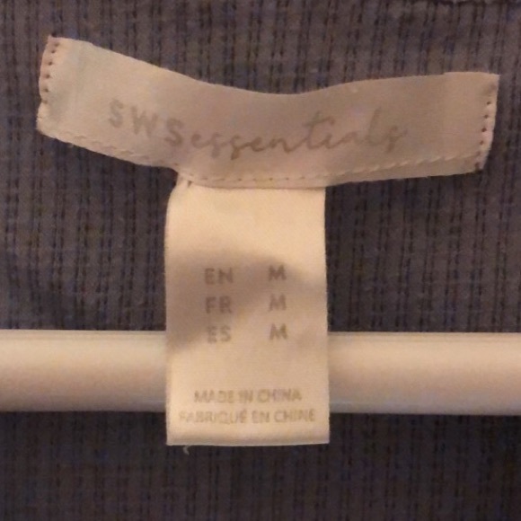 Ribbed Blue Top - Picture 2 of 3